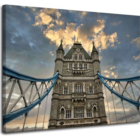 Leinwanddruck Architektur Brücke von England 100x80cm