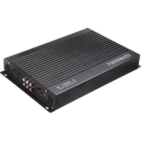 This four-channel car stereo amplifier features an aluminum alloy construction, excellent heat dissipation, and is suitable for car speakers. (1/5)