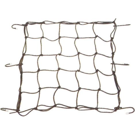 Lenkertasche Cargo Net para adultos Sicherheits-Netz fr Korb Fahrradkorbnetz, Negro, Talla única