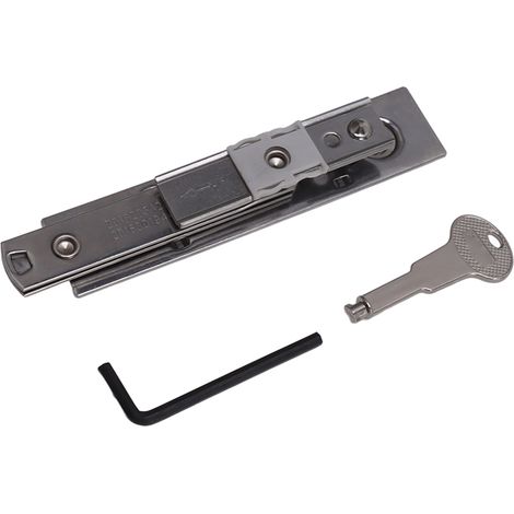 Charnière invisible à friction en acier inoxydable pour fenêtre à battant, pièces de rechange, largeur de fente : 23 mm (1/5)