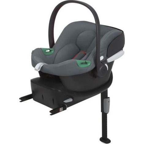 Seggiolino auto Aton B2 I-Size - Base One inclusa - Gruppo 0+ - Grigio acciaio (1/5)