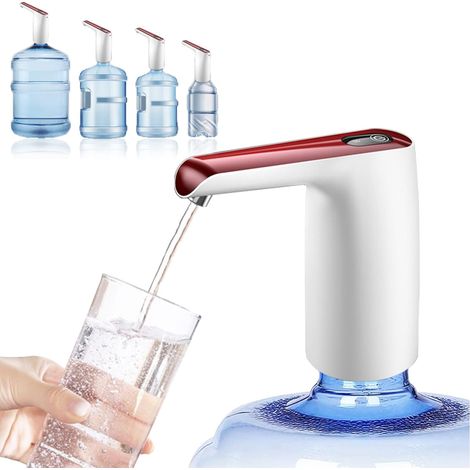 Filiyano-Pompe à eau améliorée pour bouteille, pompe à eau rechargeable par USB, distributeur d'eau électrique portable universel de 2 à 5 gallons (1/5)