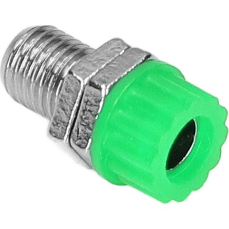 100 bornes banane 4mm, douille de connexion, bornier à vis, connecteur terminal pour équipement électronique industriel, vert, lot de 100 pièces (1/5)