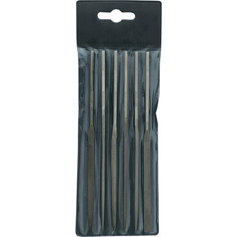 Fortis Nadelfeilensatz 160mm 6tlg., Hieb 2, ohne Heft in Kunststofftasche (1/2)