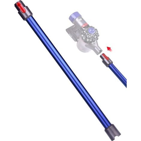 Tube télescopique pour aspirateur Dyson V7 V8 V10 V11 V15 - Tube rallonge rigide à dégagement rapide 72,5 cm - Bleu (Violet) (Bleu) (1/5)