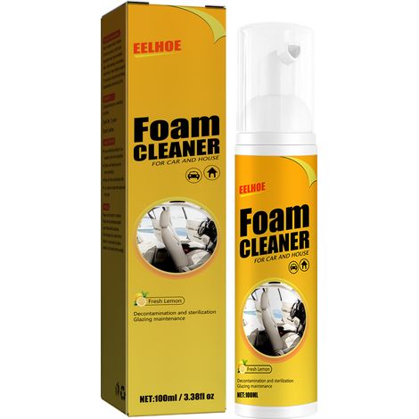 Nettoyant mousse multi-usages EELHOE pour intérieur de voiture, sièges et volant, boîte de 100 ml (1/5)