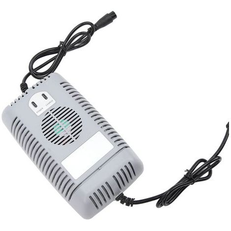 Lithium-Akkuladegerät für Elektroroller und Elektrofahrräder (48 V, europäischer Stecker 110-220 V) (1/5)