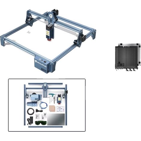 Machine de gravure laser, gravure de précision, compatibilité matérielle polyvalente, S9 410x420mm kit 2, UE (1/2)