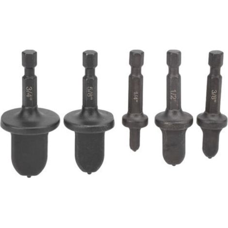 Extenseur de Tube 5 pièces, outil d'extension de tuyau en cuivre de climatisation en acier à roulement à poignée hexagonale