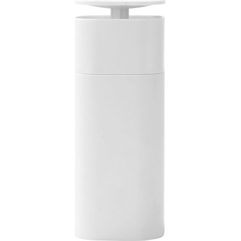 GARRYFIZH Flacon distributeur à pompe poussoir en plastique minimaliste, étanche, portable, pour savon, lotion, voyage, blanc (1/5)
