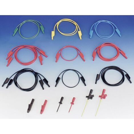 SKS Hirschmann 935980411 Sicherheits-Messleitungs-Set Lamellenstecker 4 mm Lamellenstecker 4 mm 1.00 (1/2)