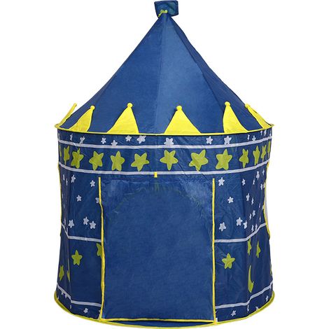 Kinderzelt – Burg/Palast für Haus und Garten – Blau (1/4)