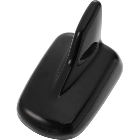 Aileron Requin Antenne Couverture Pour 17-20 1pc Matériau Plastique, Couleur Noir Brillant, Taille 11,2x7,5x7cm, Résistant Vent, Installation Facile (1/5)