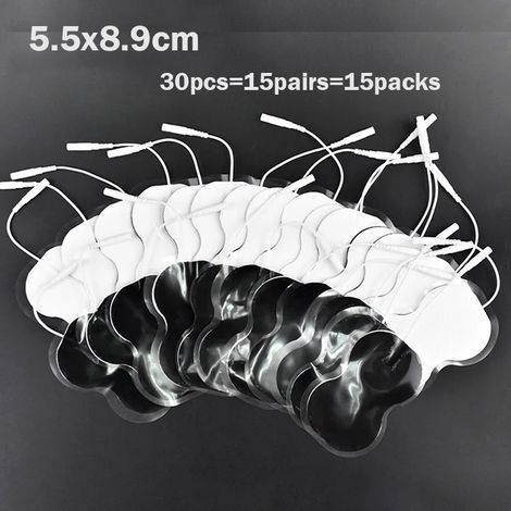 100/50/30/20 électrodes TENS/EMS, patchs de gel, autocollants pour électrodes, appareil de massage et de physiothérapie, stimulateur nerveux et musculaire 06891-AquaForge