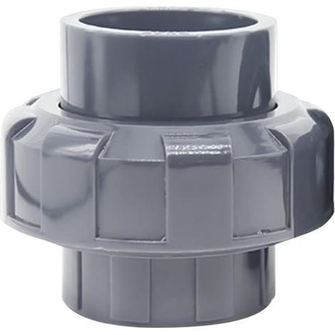 Connecteur de raccordement en PVC, diamètre intérieur de 40 mm, raccords de plomberie, prise de solvant gris, connecteur rapide pour aquarium, étang