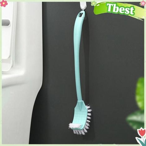 Tbest brosse de nettoyage de toilette Tbest ensemble de supports de brosse pour cuvette de toilette Brosse droguerie brosse Bleue (1/5)