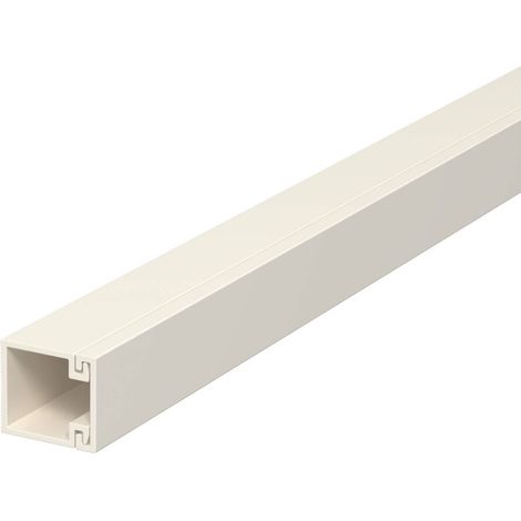 OBO Bettermann Vertr Wand+Deckenkanal m.Obert. 15x15mm,PVC WDK15015CW 2 Stk