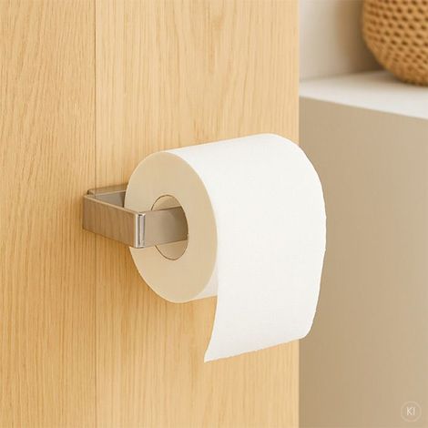 Porte-papier toilette AquaCraft 300 30010000-00 sans couvercle, chromé