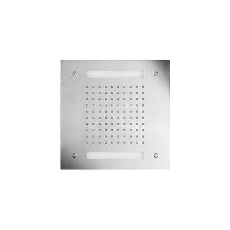 Ciel de pluie carrée 30 cm avec télécommande Chromothérapie HYDROTHERAPIE - CRISTINA ONDYNA TT30051 (1/2)
