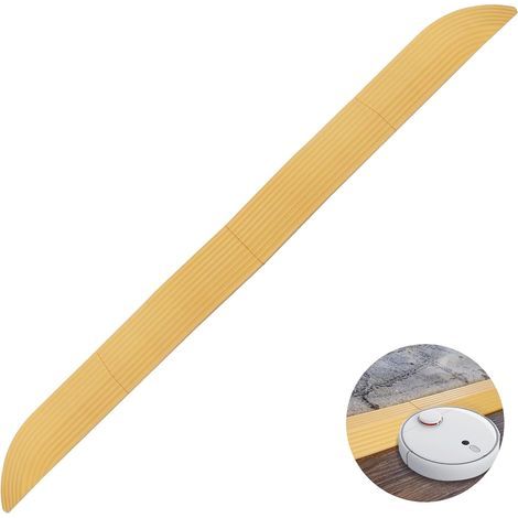 Rampe de seuil Rampe pour Robot aspirateur Rampe de seuil pour Tous Les Robots aspirateurs Rampe d'escalade assistée pour Robot aspirateur Rampe de seuil Flexible et Adaptable Jaune (1/5)