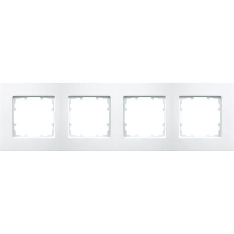Marco 4 elementos 303x90mm en blanco polar  Siemens Delta MIRO 5TG11140WH