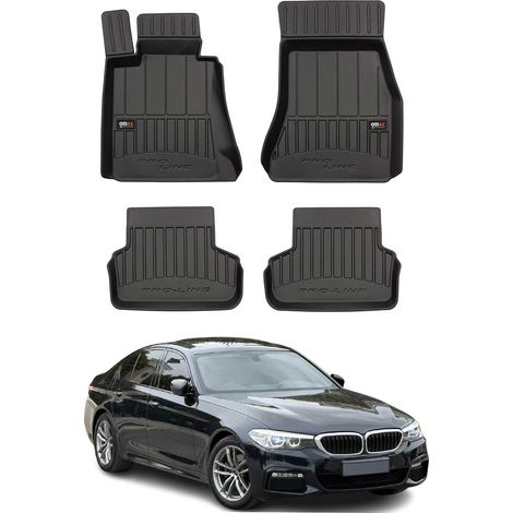 OMAC Tapis de Sol Caoutchouc Compatible avec BMW Série 5 G30 G31 2017-2024 Noir Premium (1/5)