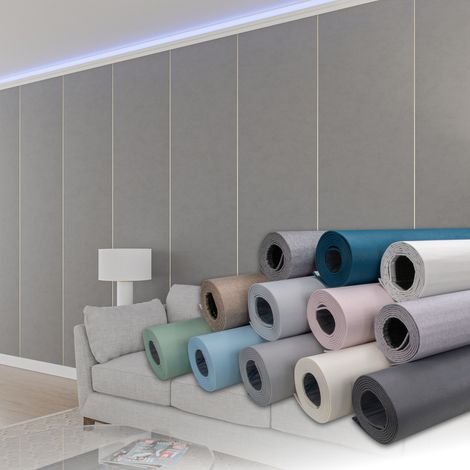 HEXIM selbstklebende Isoliertapete 1,82 m² Wandisolierung 280x65cm schalldämmend 4mm dekorativ 2in1 Tapete: 1 Rolle - 280 x 65 cm, WB-88307 (1/5)