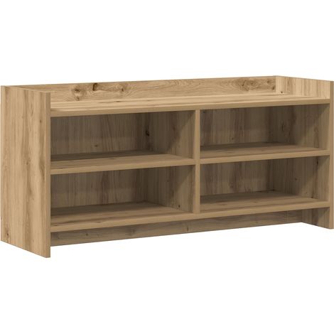 Meuble TV 100 x 33 x 47 cm Chêne artisanal Bois d'ingénierie vidaXL (1/5)