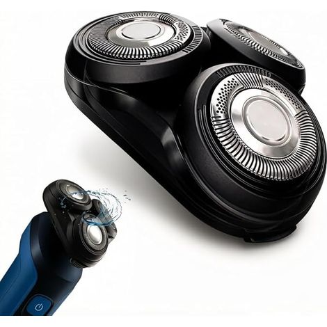 Testina di ricambio completa serie 5000 per rasoi di precisione Philips S5000/6000, S5100, S5500, SH50. Lame di aggiornamento per rasoi elettrici SH50 (1 pezzo (confezione da 1)) (1/5)