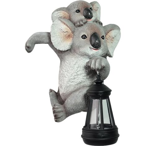 Lampe Résine Mère Enfant, pour décor Jardin Murale Gris Lampe Extérieure en Résine Mère et Enfant, Lumière Ambiante Douce, Décoration Murale pour Jardin et Patio, Gris (1/5)