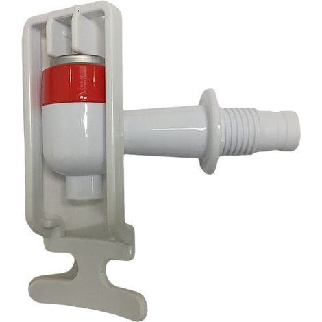 Robinet en plastique rouge pour distributeur d'eau, robinet de fontaine à eau type gobelet, pièce de rechange, débit potable (1/5)