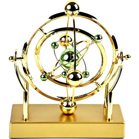 1 pendule à mouvement perpétuel,orbe céleste,plastique,décoration bureau,cadeau professeur