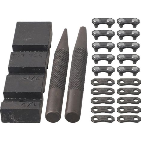 Kit de réparation de tronçonneuse en acier au carbone pour tronçonneuse à pas 325 avec aiguille de rivetage Maître Maillons (1/5)