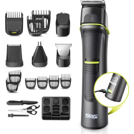 (Rechargeable par USB) Tondeuse à cheveux électrique portable et compacte rechargeable par USB, idéale pour le rasage et la coupe des poils du nez. (1/5)
