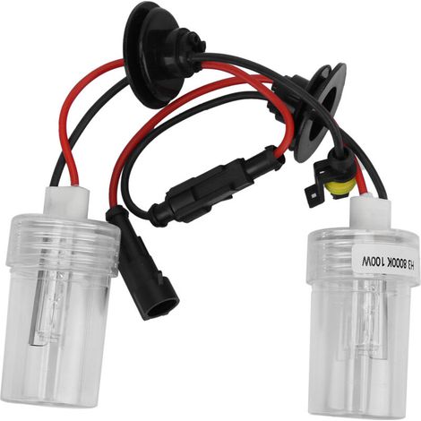 Jeffergarden Ampoule de phare HID, lampe au xénon 100W 8000K 6800LM, prise H3, accessoire de phare, 2 pièces (1/5)
