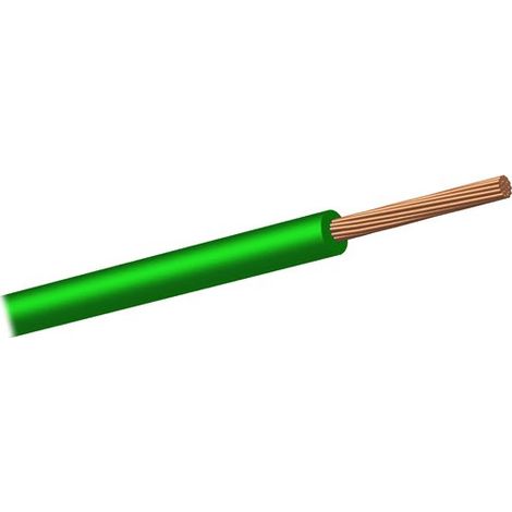 Cavo filo unipolare HT105 sezione 0,35 mmq Verde