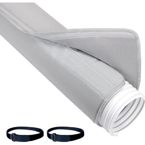 Copertura per tubo flessibile del condizionatore portatile, accessorio universale per condizionatori portatili, copertura isolante per tubo flessibile del condizionatore, manicotto termoisolante per t (1/5)
