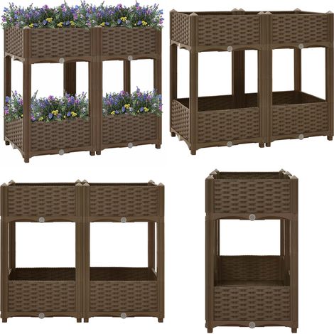 Hochbeet 80x40x71 cm Polypropylen - Hochbeet - Pflanzkasten - Gartenmöbel - Outdoor Dekoration - Polypropylen - Home & Living (1/5)