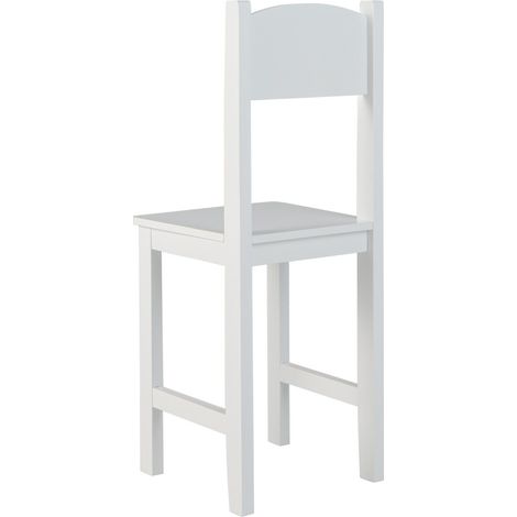 Bureau pour enfants avec chaise, tableau blanc, marqueurs, armoire et tableau d'affichage, set de table et chaise pour 3+ ans - blanc (1/5)