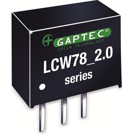 GAPTEC DC-DC-Wandler, Electronic, SIP3 micro size, 4,5-36Vin, 1,8Vout, 2000mA, 11,6x7,5x10,2mm
