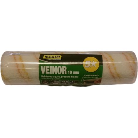 Manchon 5 Veinor 250 mm fibre 10 mm pour surfaces lisses et préparées - ROULOR - 032477