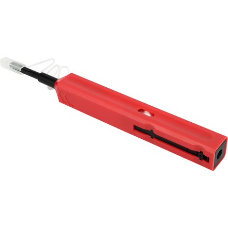 Roter LC MU Glasfaser-Reinigungsstift – 1-Klick-Reinigung für Glasfaserspitzenstecker (1,25 mm) (1/5)
