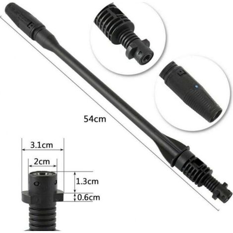 Rallonge de lance pour nettoyeur haute pression -  - Compatible Karcher K2-K7 - Réglage pression (1/4)