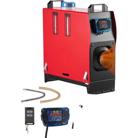 Chauffage au diesel, Chauffage efficace, Fonctionnalité de télécommande, rouge (1/2)