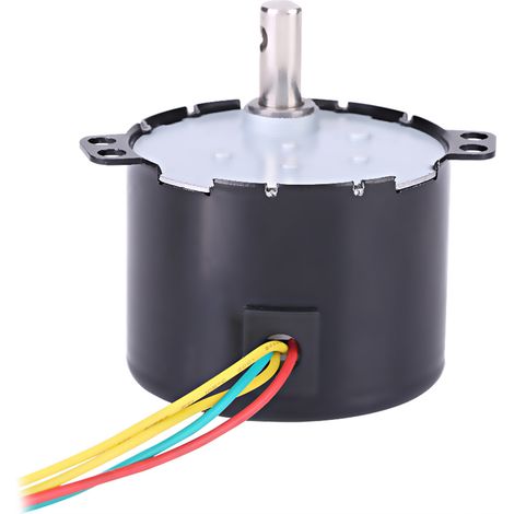 Moteur synchrone à aimant permanent AC220V 10W 0,5A CW/CCW 20 tr/min (1/5)