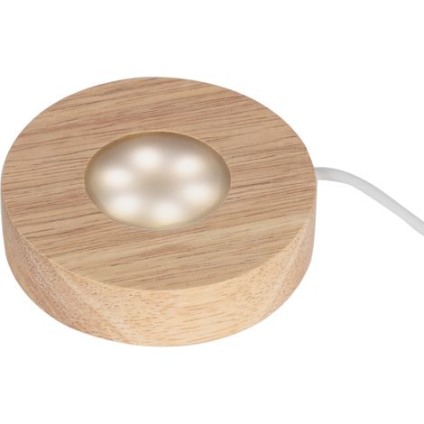 Signes Grimalt Pisapapel Novedad Base Luz Con Enchufe Usb Para Pisapapel Novedad Crudo 8x8x2cm 38435 (1/5)