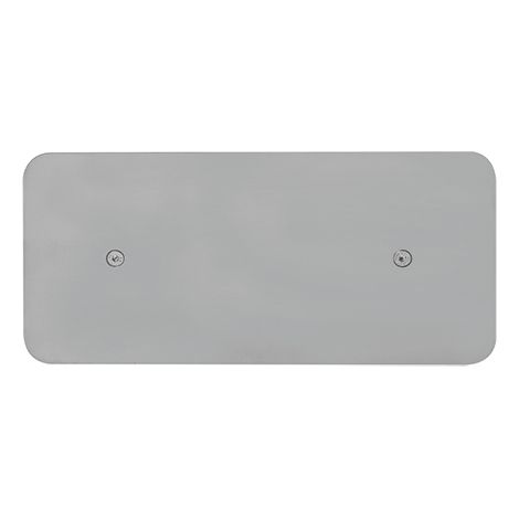 PLACCA INOX PER CASSETTA FUSION PNEU- Inox- CR- pezzi 1