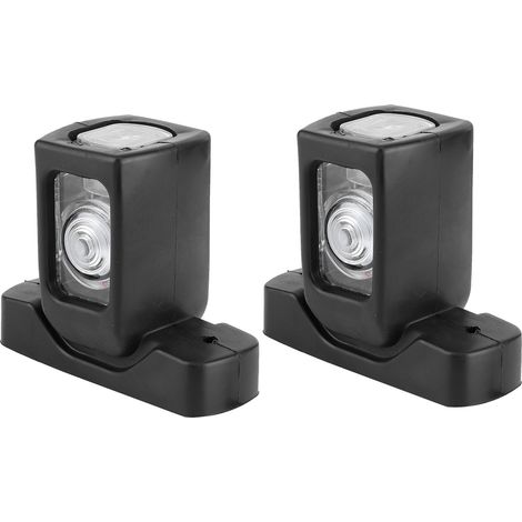Feux de position latéraux étanches, disponibles en rouge, orange et blanc, avec 4 ampoules LED, type universel, adaptés aux véhicules 10-30V. (1/5)