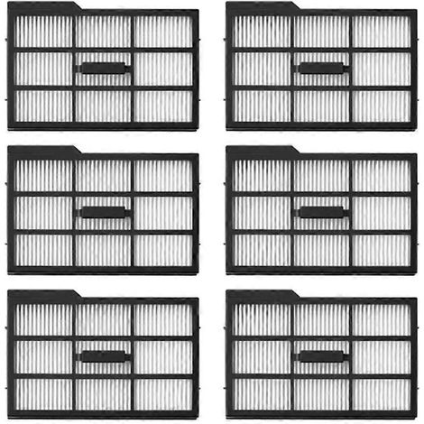 Packung mit 6 Ersatzfiltern für den Eufy Omni E25/E28 Saugroboter (HEPA-Filter enthalten). (1/5)