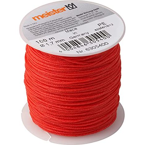 Maestro filo da muratore 100 m X Ø 1,7 mm, rosso, PE, 6305400 (1/3)
